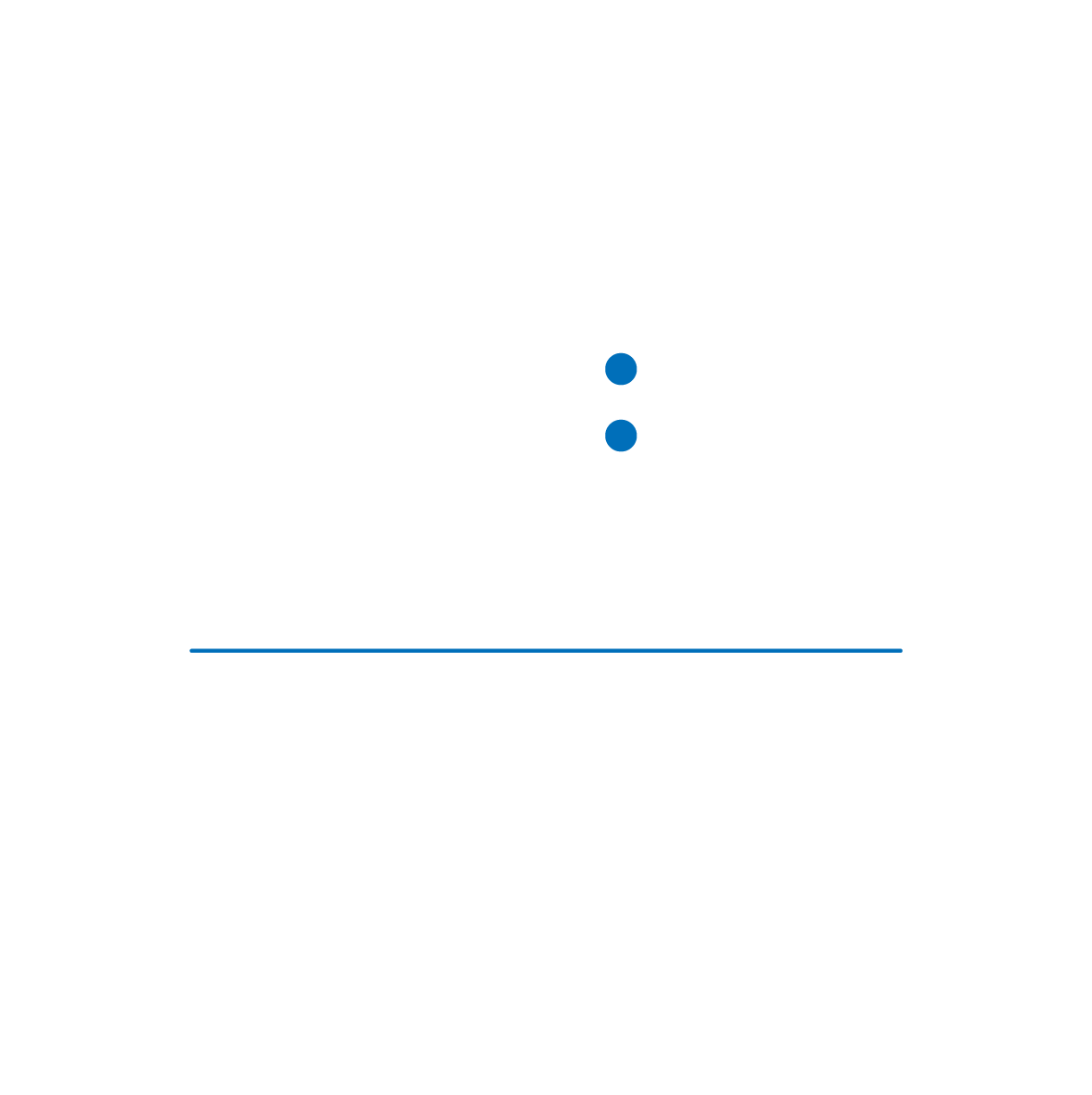 Mute MT Tagline White Blue